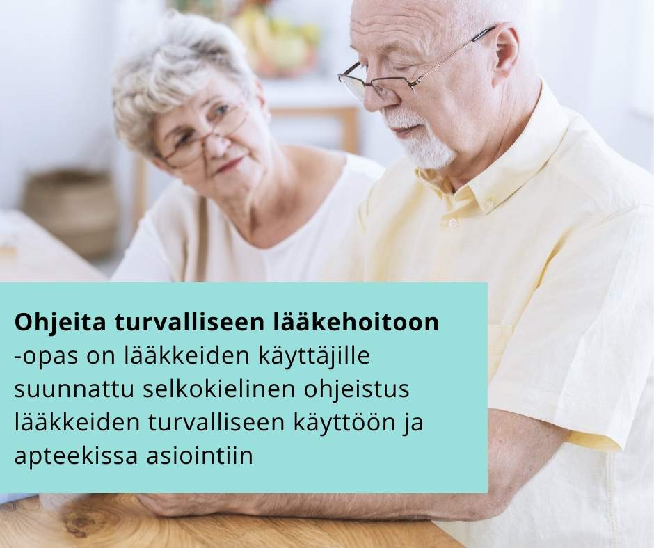 ohjeita turvalliseen lääkehoitoon kansikuva
